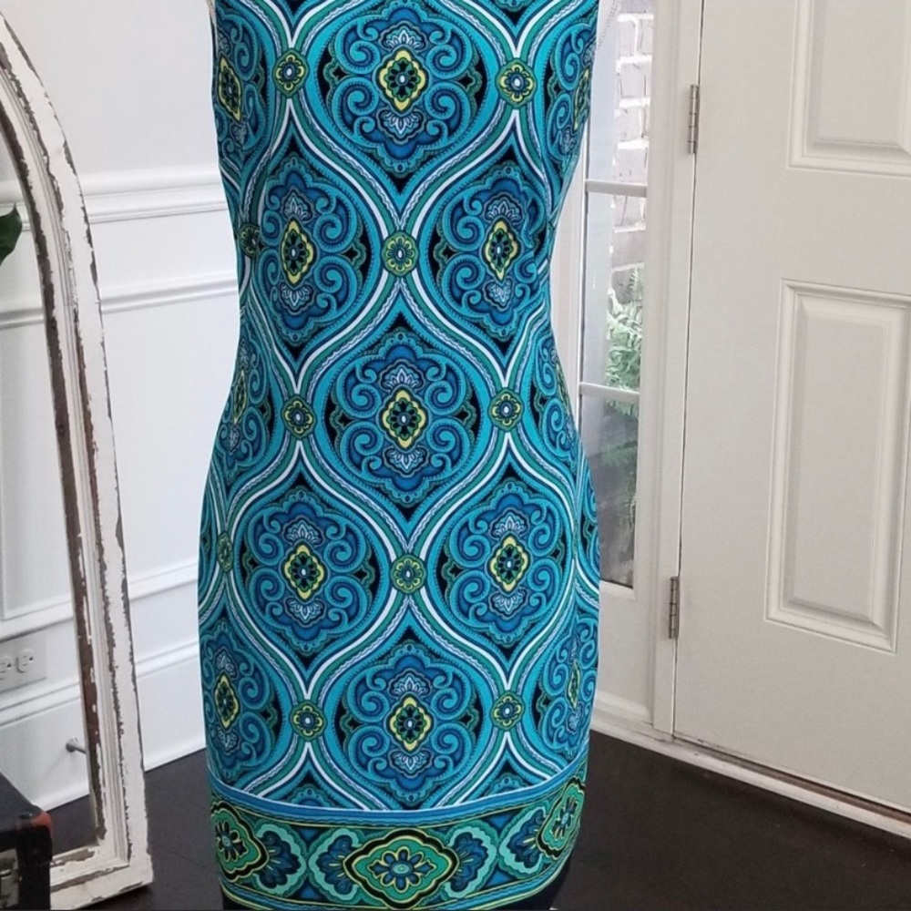 Cache Sheath Dress with lining - Picture 3 of 5